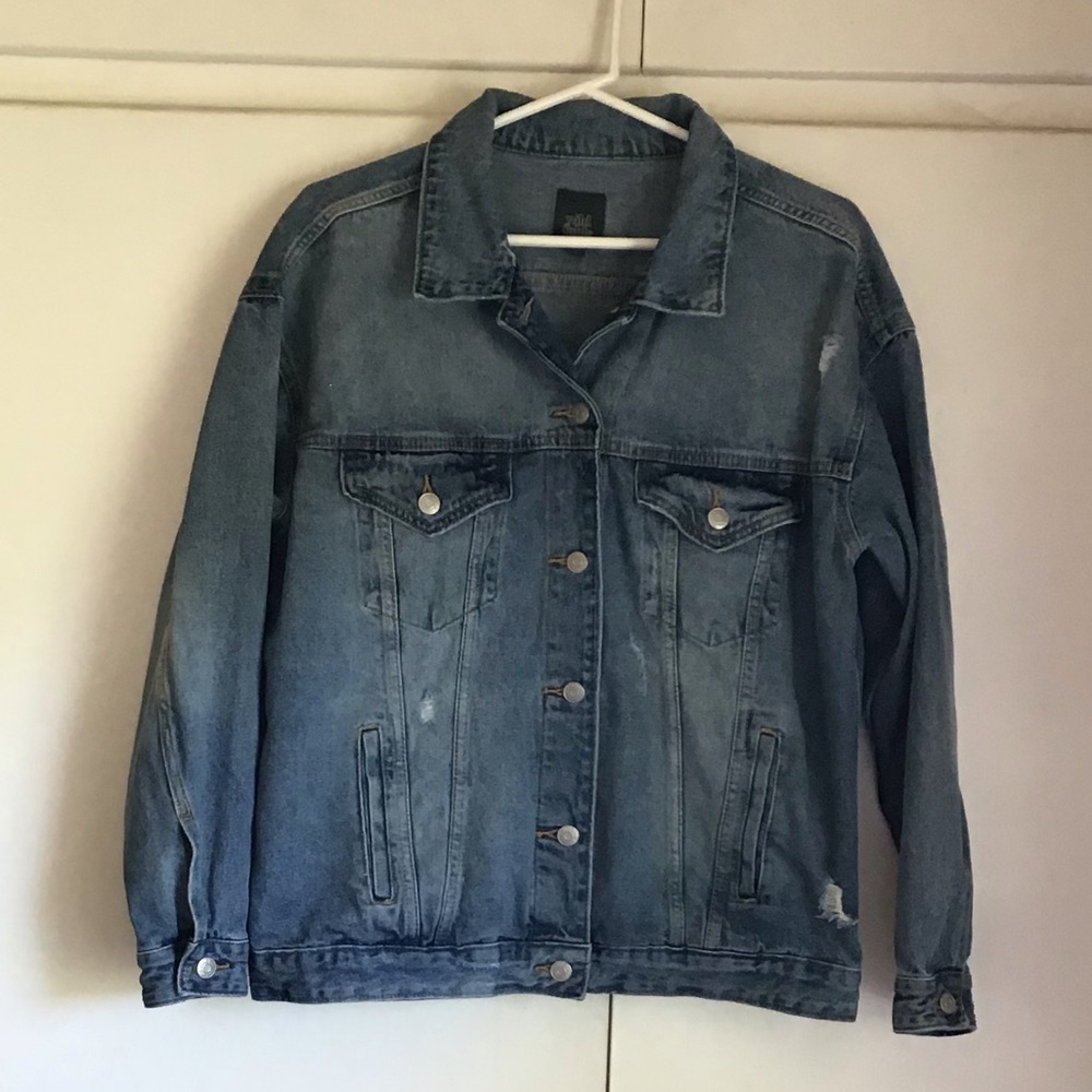 Distressed Denim Jacket - Picture 3 of 3